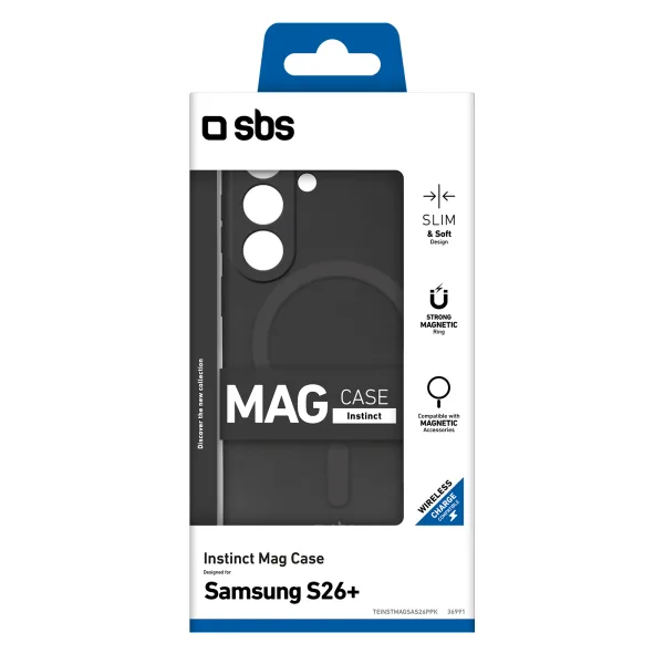 20260205105033_068f752a SBS Instict Mag Cover Back Cover Σιλικόνης Μαύρο (Galaxy S26+) NSTMAGSAS26PPK - Image 1