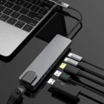 Gembird USB-C Docking Station με HDMI 4K PD Ethernet Ασημί (A-CM-COMBO5-06)