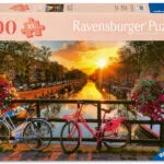 Sunset In Amsterdam Puzzle 2D 200pcs