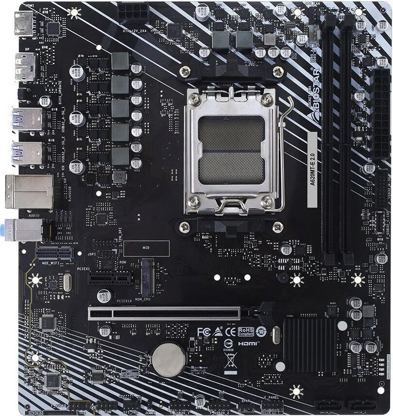 20260210160902_067f44f5 Biostar A620MT-E 2.0 Motherboard Micro ATX με AMD AM5 Socket - Image 1