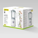Maestro Μπλέντερ 1.5lt 1200W Λευκό MR-571