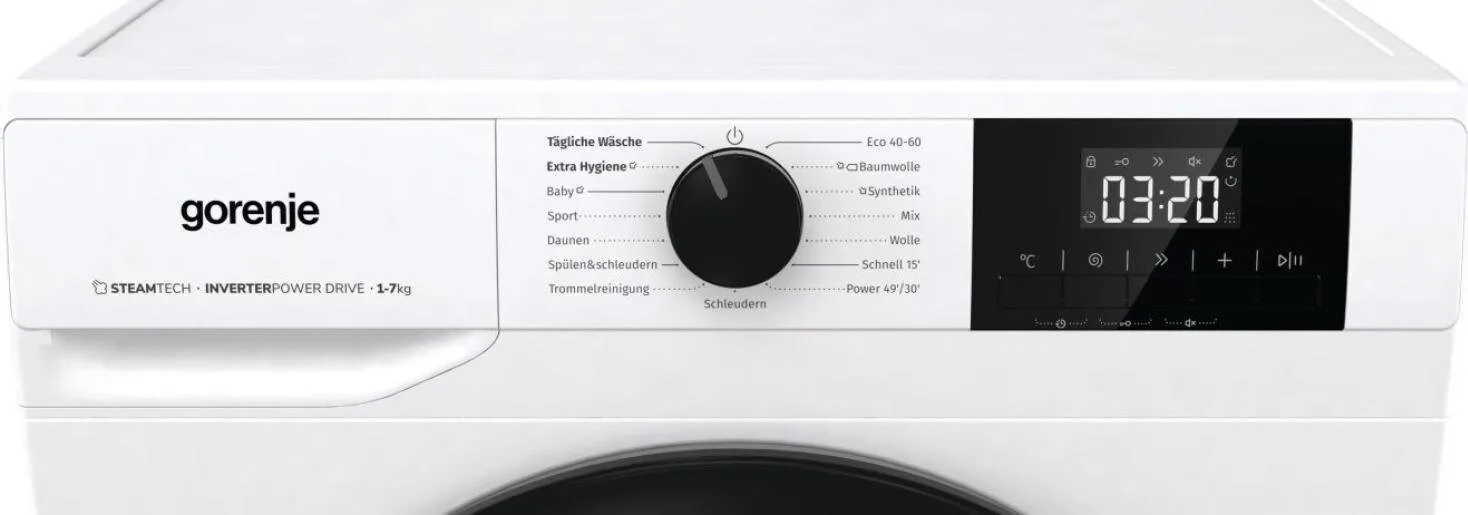 20260211131537_aaeea5cb Gorenje Πλυντήριο Ρούχων 7kg με Τεχνολογία Ατμού 1200 Στροφών W3NGPI72SBS/PL - Image 1