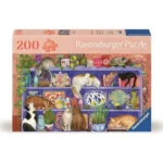 Puzzle Xl 200 Γάτες Στο Ράφι