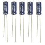 5 Τεμάχια 47μf 25v ; Aishi Σειρά Rs; Low Impedance; Ø5x11mm; Pitch:2mm; 5000h @ 105°c 47uf 25v Ηλεκτρολυτικοί Πυκνωτές
