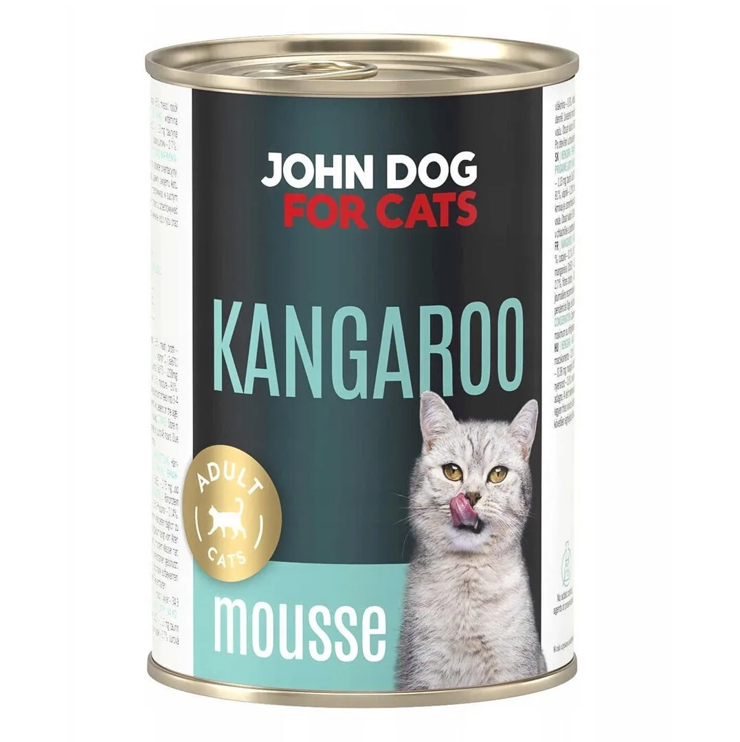 John Dog Υγρή Τροφή για Γάτες χωρίς Σιτηρά 400gr - Image 1