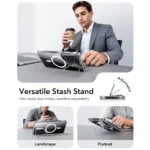 ESR Classic Hybrid Kickstand Back Cover Μεταλλικό Διάφανο (Galaxy S26+)