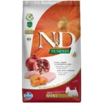 Farmina N&D Pumpkin Adult Mini 7kg Ξηρά Τροφή χωρίς Σιτηρά για Ενήλικους Σκύλους Μικρόσωμων Φυλών με Κοτόπουλο, Ρόδι και Κολοκύθα