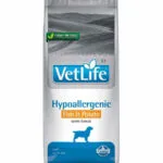Farmina Vet Life Hypoallergenic 12kg Ξηρά Τροφή χωρίς Σιτηρά για Ενήλικους Σκύλους με Ψάρια και Πατάτες