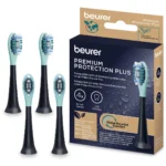 Beurer Sc Premium Protection Plus Green Planet Ανταλλακτικές Κεφαλές για Ηλεκτρική Οδοντόβουρτσα 4τμχ