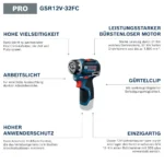 Bosch PRO 18V System Δραπανοκατσάβιδο Μπαταρίας Solo 18V 06019N7100