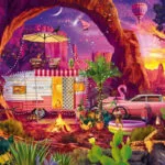 A Desert Camping Paradise Puzzle 2D 1000pcs