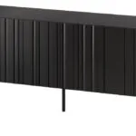 Isla Matte Black Μ40xΠ60xΥ200cm