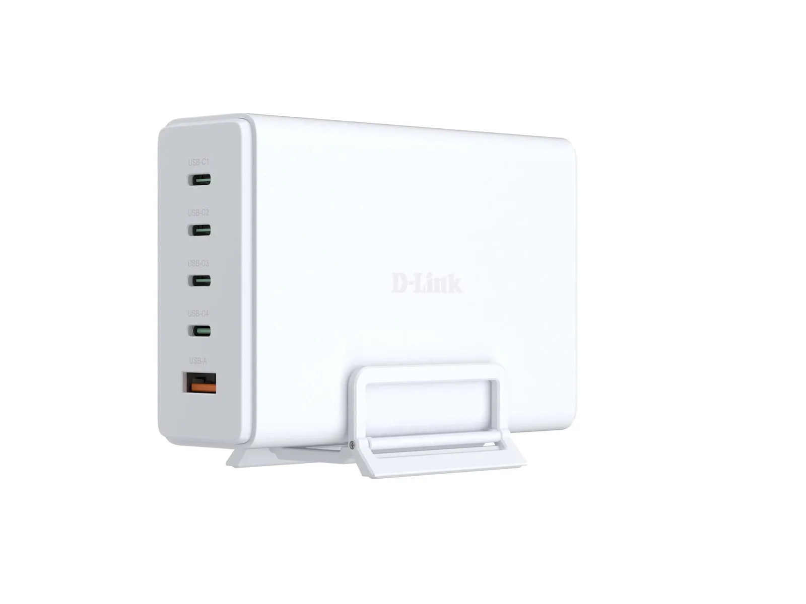 20260219152239_fb0595d7 D-Link Βάση Φόρτισης GaN με Θύρα USB-A και 4 Θύρες USB-C 240W Power Delivery σε Λευκό χρώμα (DCF-241) - Image 1
