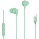 Celly UP1600TYPECGN In-ear Handsfree Ακουστικά με Βύσμα 3.5mm Πράσινο