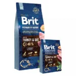 Brit Premium by Nature Light 15kg Ξηρά Τροφή Διαίτης για Ενήλικους Σκύλους με Γαλοπούλα