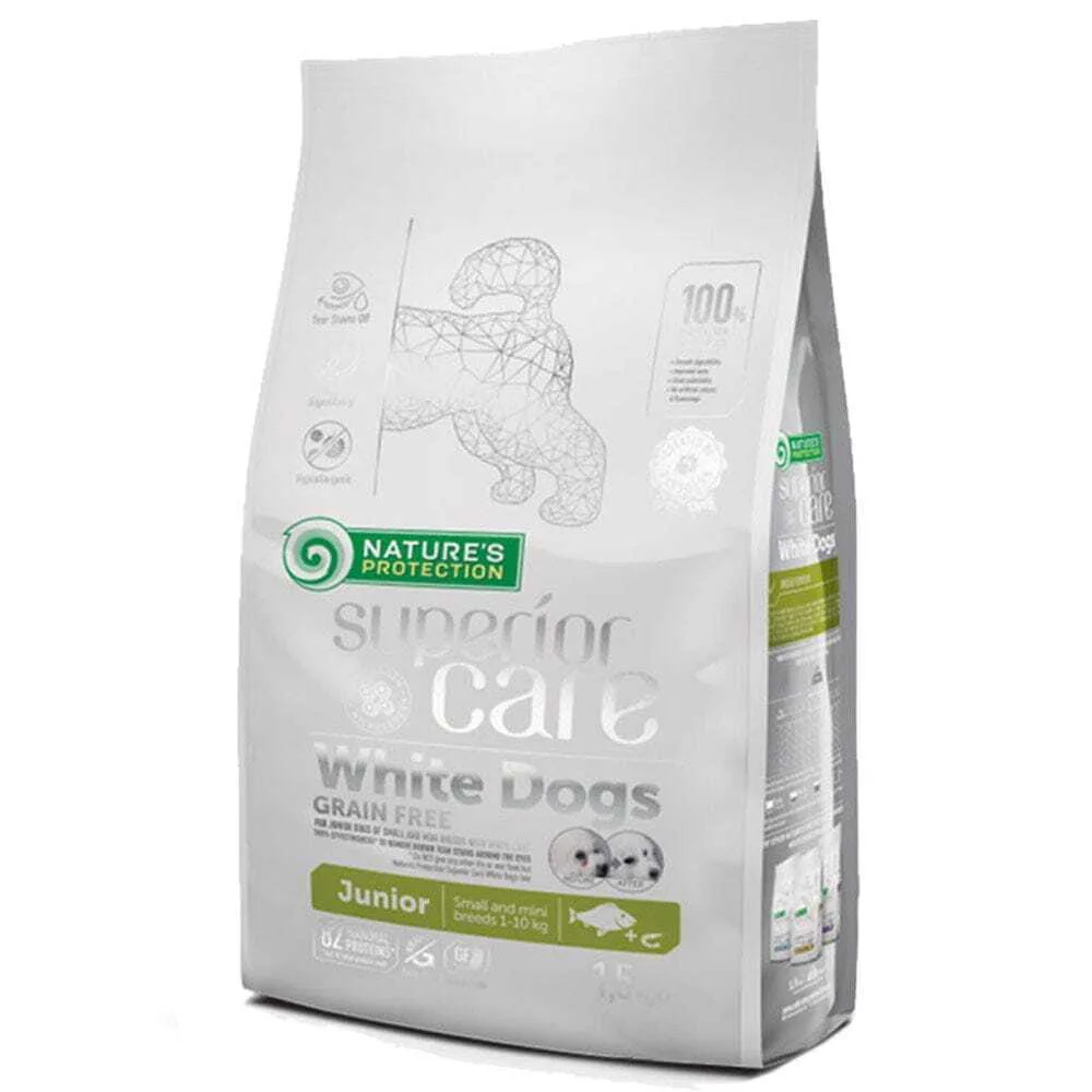 20260220123629_c8e6f4cf Nature's Protection Superior Care White Dogs 10kg Ξηρά Τροφή χωρίς Σιτηρά & Γλουτένη για Κουτάβια με Ψάρια - Image 1