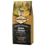Carnilove Salmon & Turkey Adult Large 4kg Ξηρά Τροφή χωρίς Σιτηρά για Ενήλικους Σκύλους Μεγαλόσωμων Φυλών με Γαλοπούλα και Σολομό