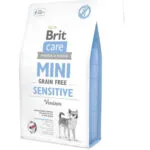 Brit Care Sensitive Mini 7kg Ξηρά Τροφή χωρίς Σιτηρά & Γλουτένη για Ενήλικους Σκύλους Μικρόσωμων Φυλών με Ελάφι