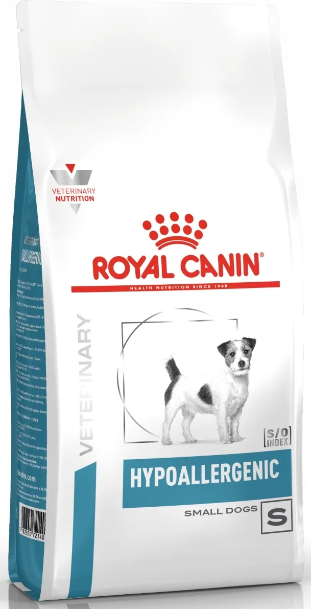 Royal Canin Veterinary HYpoallergenic Small Dog 1kg Ξηρά Τροφή χωρίς Γλουτένη για Ενήλικους Σκύλους Μικρόσωμων Φυλών με Πουλερικά και Ρύζι - Image 1