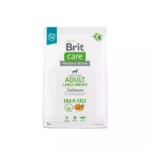Brit Care Skin & Coat Adult Large 3kg Ξηρά Τροφή χωρίς Σιτηρά & Γλουτένη για Ενήλικους Σκύλους Μεγαλόσωμων Φυλών με Πατάτες και Σολομό