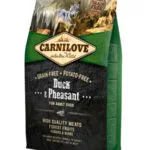 Carnilove Duck & Pheasant Adult 4kg Ξηρά Τροφή χωρίς Σιτηρά για Ενήλικους Σκύλους με Πάπια και Πουλερικά