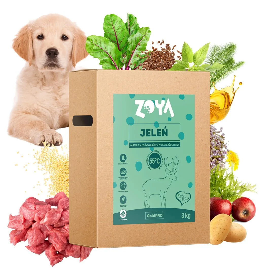 20260220144059_f1576732 Zoya 3kg Ξηρά Τροφή Σκύλων με Ελάφι - Image 1