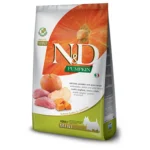 Farmina N&D Pumpkin Mini 0.8kg Ξηρά Τροφή χωρίς Σιτηρά & Γλουτένη για Ενήλικους Σκύλους Μικρόσωμων Φυλών με Χοιρινό και Κολοκύθα