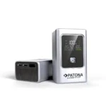Patona Luxury One Power Bank 10000mAh με Θύρα USB-A και 2 Θύρες USB-C Power Delivery Γκρι