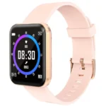 Lenovo E1 PRO Smartwatch με Παλμογράφο (Ροζ)