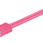 Goobay S/FTP Cat.7 Καλώδιο Δικτύου Ethernet 0.25m Ροζ 1τμχ 91569