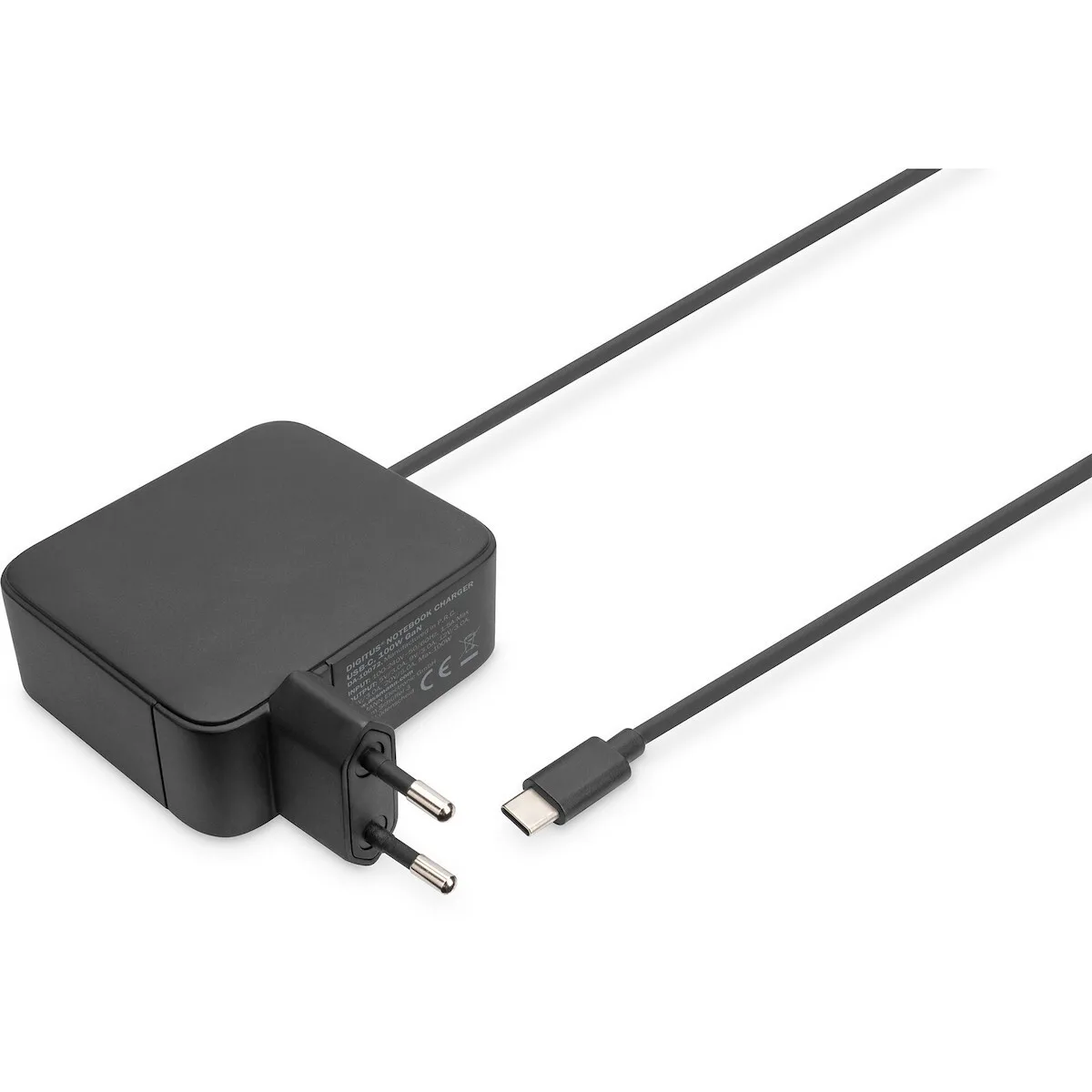 Digitus Φορτιστής Laptop 100W 20V για Acer / Asus / Huawei / Lenovo με Αποσπώμενο Καλώδιο Τροφοδοσίας (DA-10072) - Image 1
