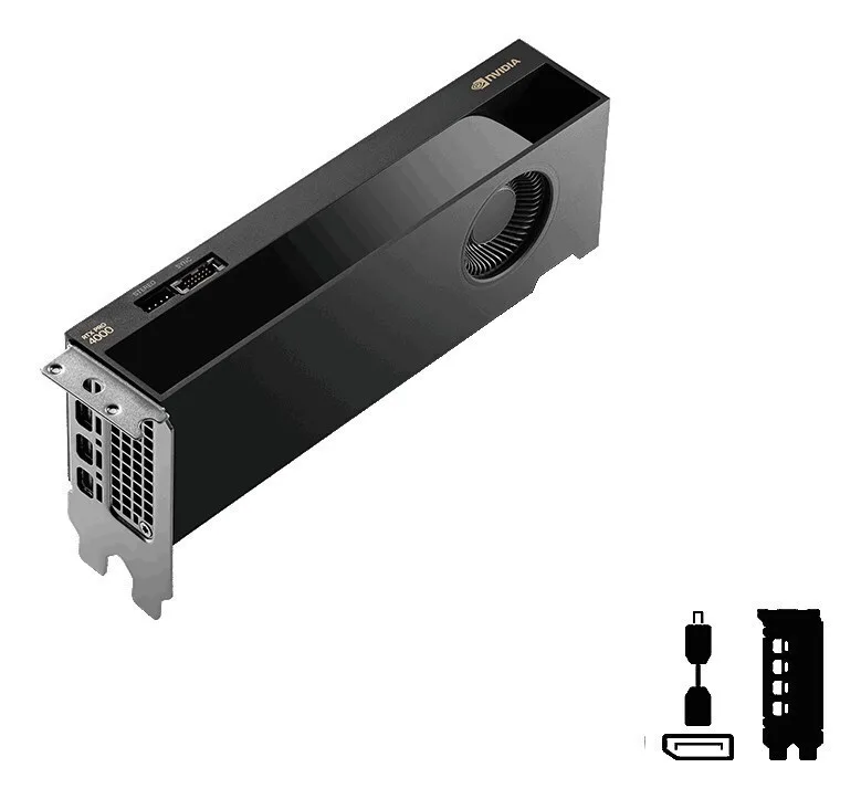 20260225110340_177315f8 PNY RTX Pro 4000 Blackwell 24GB GDDR7 Κάρτα Γραφικών VCNRTXPRO4000LP-SB - Image 1