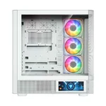 Modecom Volcano AQ400 Gaming Midi Tower Κουτί Υπολογιστή με Πλαϊνό Παράθυρο Λευκό