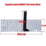 Teclado Español Para Portátil Spanish Laptop Keyboard Asus X550c X550ca R510 R510e X551 X552 X551ma X552e X554 F550 F550v X503m X554l F555 W519l A555 K555l 0knb0-612bui00 9z.n8ssu.41d Es No Frame Black Κωδ.40359es