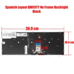 Teclado Español Para Portátil Spanish Laptop Keyboard Dell Xps 13 9365 2-in-1 0cnxm8 Cnxm8 Pk131qs1a17 Pk131qs1a21 0n26m0 26hwv N26m0 Gk2hh X4gmk P71g K0p6h Es No Frame Backlight Black Κωδ.41019esbl