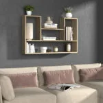 Βιβλιοθήκη Bilbao 4p Sonoma 100x16x60εκ.