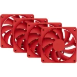 HYTE FA12 Case Fan 120mm με Χωρίς Led Φωτισμό 4τμχ Κόκκινο