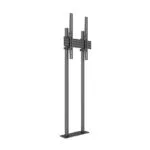 Multibrackets M Dual Pole Floor Mount Pro 65""-90"" Fixed 1518mm Vesa 100x100-400x600 Max 75kg Black