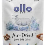 Ollo Air Dried Training Lamb Cubes Dog Treat 80g