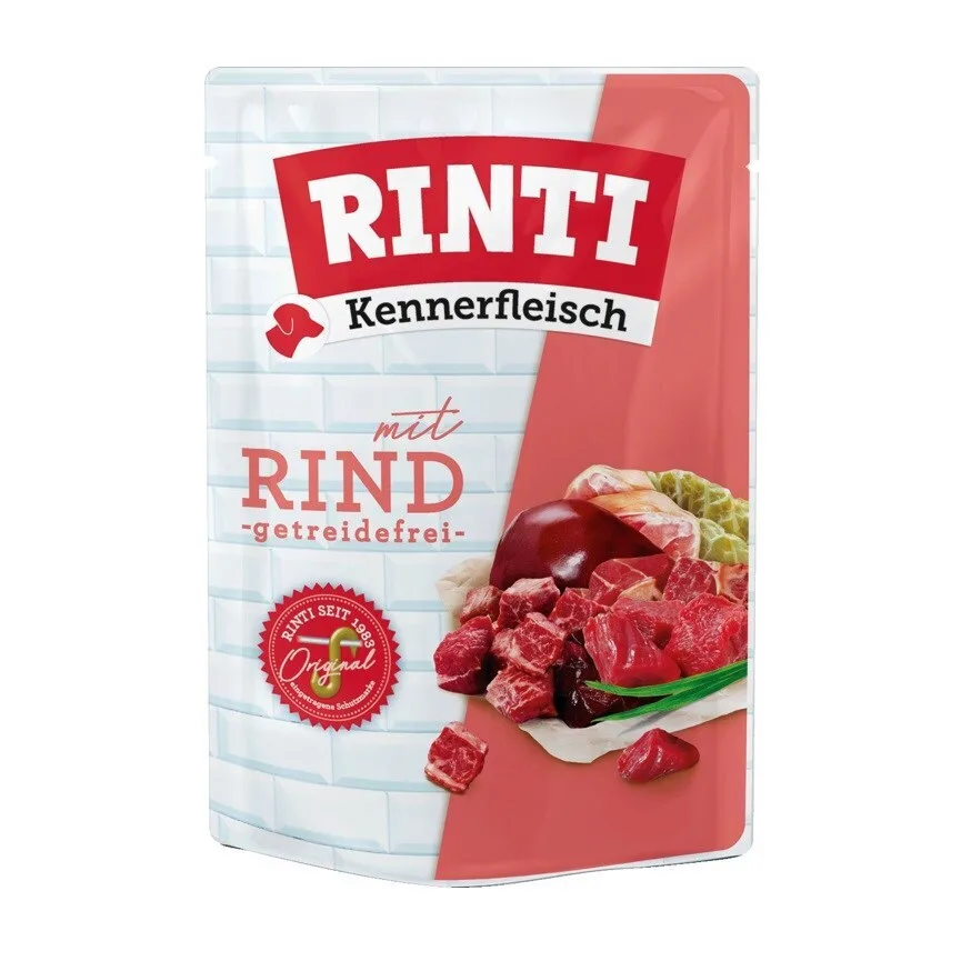 20260227113048_c473ce84 Rinti Kennerfleisch Υγρή Τροφή Σκύλων σε Φακελάκι Διαίτης με Μοσχάρι χωρίς Γλουτένη 400gr 92461 - Image 1