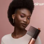 Dyson Hs09 Airwrap Co-anda2x Curly + Coily Ηλεκτρική Βούρτσα με Αέρα για Ίσιωμα και Μπούκλες 1700W Amber Silk 143161-01