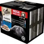 Sheba Classics Υγρή Τροφή για Γάτες με Ψάρια 32x85gr