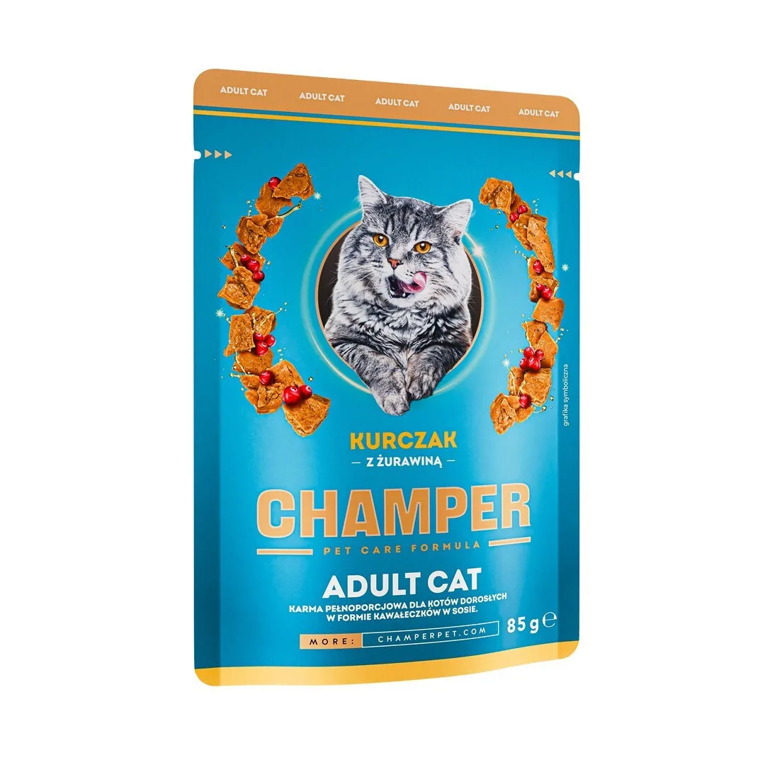 20260302125842_champer_ygri_trofi_gia_gates_me_kotopoulo_choris_sitira_85gr_dlkch2kam0003 Champer Υγρή Τροφή για Γάτες με Κοτόπουλο χωρίς Σιτηρά 85gr DLKCH2KAM0003 - Image 1