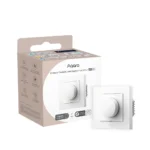 Aqara Χωνευτός Διακόπτης Dimmer με Πλαίσιο Universal Περιστροφικός 300W σε Λευκό Χρώμα H2DIM-W