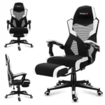Huzaro Combat 3.1 Καρέκλα Gaming με Υποπόδιο Μαύρη