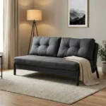 Fancy Διθέσιος Καναπές Κρεβάτι Ανθρακί 150x92x77εκ. 024-000054