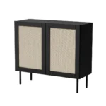 Μπουφές Juta Ξύλινος 301153 Black 100x38x90cm