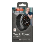 SBS Roundtrack Smartwatch με Παλμογράφο (Μαύρο)