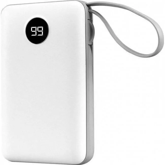 20260303163332_9644ad6c S-Link P102 Power Bank 10000mAh με Θύρα USB-A Λευκό - Image 1
