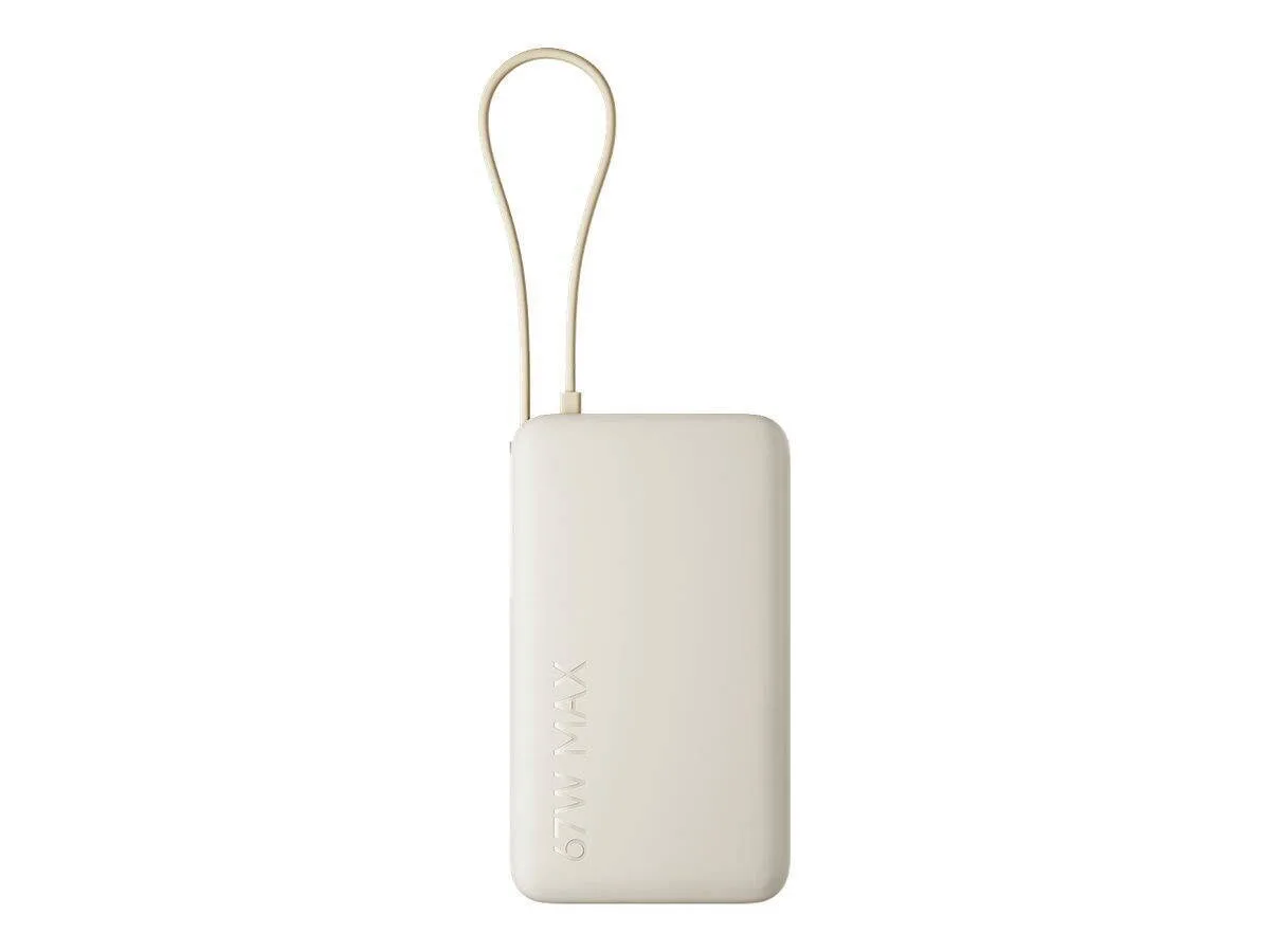 Xiaomi Power Bank 10000mAh 67W με Θύρα USB-A και Θύρα USB-C Tan - Image 1